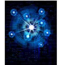 Digital Circuit Background vector image
