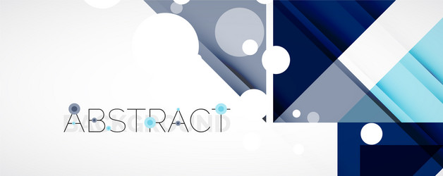 geometric abstract background techno color vector image