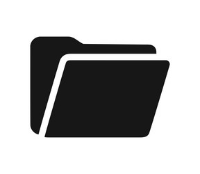 icon user interface folder file vector image
