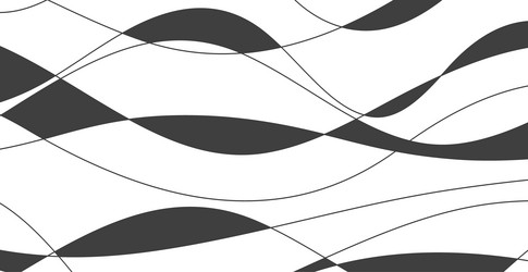 hand drawn lines abstract pattern wave simple vector image