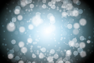 Abstract blue light bokeh blur background Vector Image