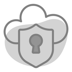 security icon user interface as a simple sign vector image