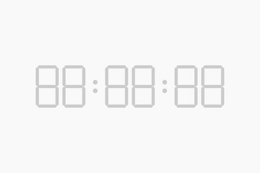 Digital timer template display time vector