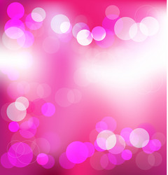 Pink Bokeh Lights Abstract Background vector