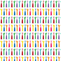 tools pattern background vector image