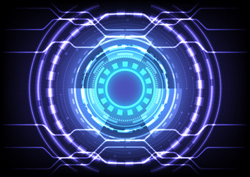 element computer data abstract hologram vector image