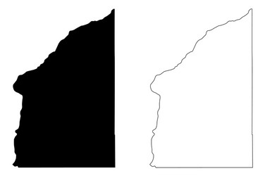 Fountain County, Indiana Map Vector Image