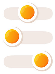 game ui button mobile application or vector image