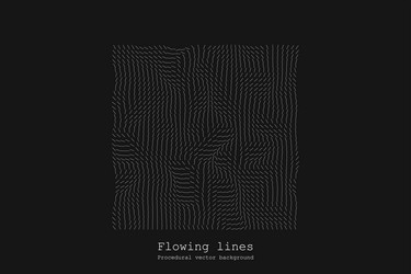 abstract line matrix pattern noise flow dynamic vector image