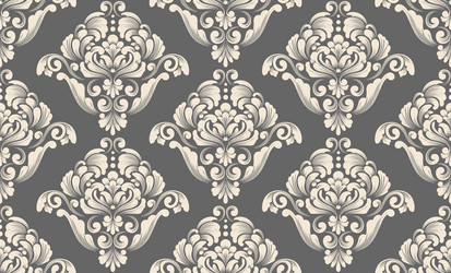 damask seamless pattern background classical vector image
