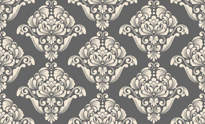 Damask seamless pattern background classical vector