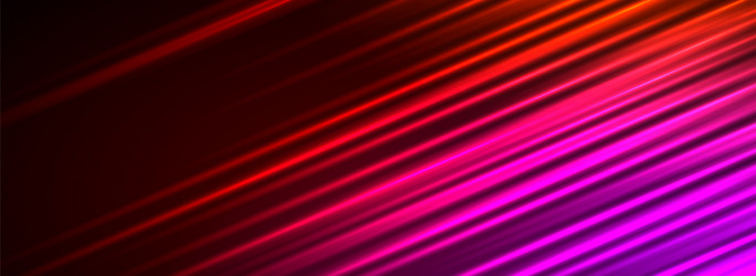 Abstract shinny random various colorful lines vector