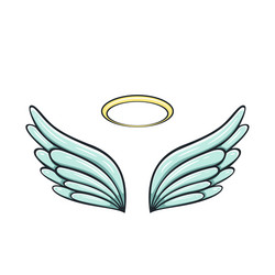 Angel wings vector