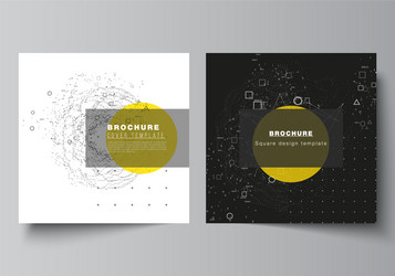 layout two square format vector image