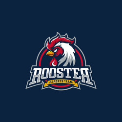 Rooster Sport Logo - Mascot Vector Image