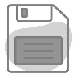 Save icon user interface as a simple sign vector