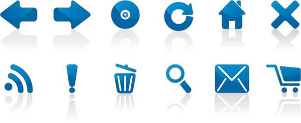 Digital Icons - Network & Web vector image