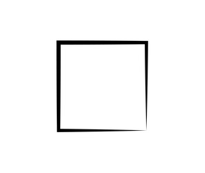 square frame geometric abstract element vector image