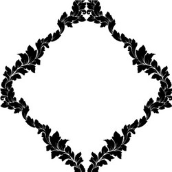 damask seamless pattern intricate design vector image