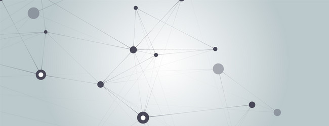 Abstract background with molecular structures vector