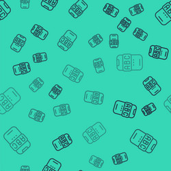 black line e-learning of different foreign vector image