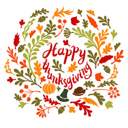 Autumn Thanksgiving Banner Vector Image