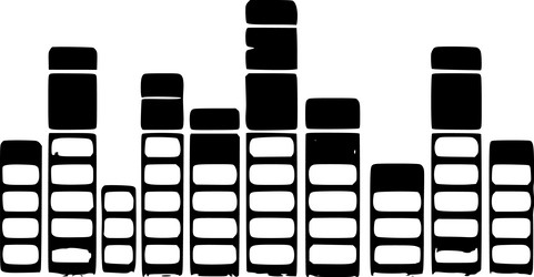 Audio Level Meter Royalty Free Vector Image - VectorStock