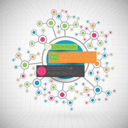 Network color technology communication background Vector Image