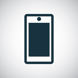 Smartphone icon for web and ui on white background vector