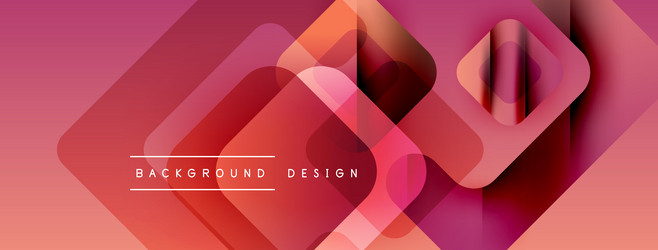 abstract geometric shapes overlap creating vector image
