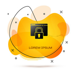 Black secure your site with https ssl icon vector