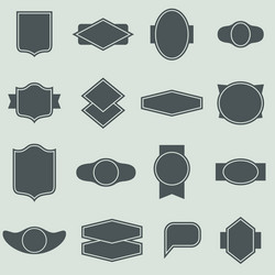 Labels and frames seamless pattern vector