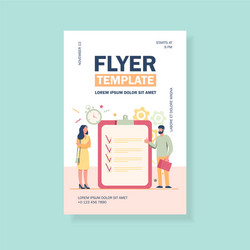 managers with task list vector image