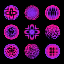 minimal abstract design element set vector image