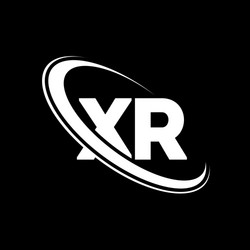 Rx logo r x design white letter rxr Royalty Free Vector