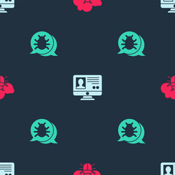set system bug on a cloud create account screen vector image
