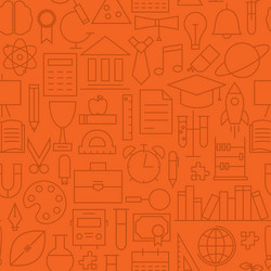 Science and math - stem learning red Royalty Free Vector