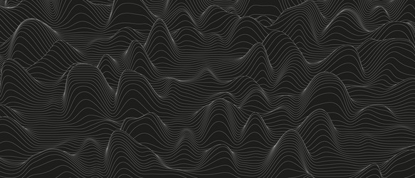 abstract background with distorted line shapes vector