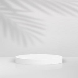 Abstract background with white color geometric 3d vector