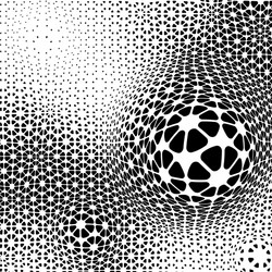 Minimalistic abstract dots vector