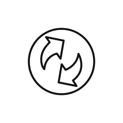 synchronization icon set collection for web vector image