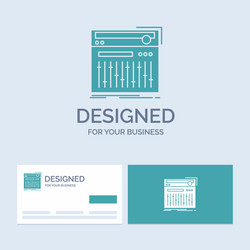 control controller midi studio sound business vector image