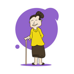 Funny Old Women Vector Images (over 360)
