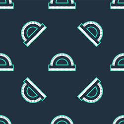 Line protractor grid for measuring degrees icon vector
