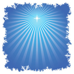 Christmas star blue background Royalty Free Vector Image