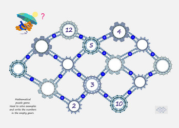 mathematical logic puzzle game need to solve vector