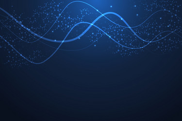 Geometric abstract background with connected line vector