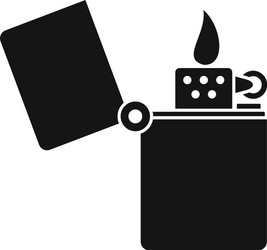Kerosene Lighter Icon vector image