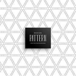 Triangle Line Pattern Background vector
