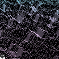 grid background 3d vector image